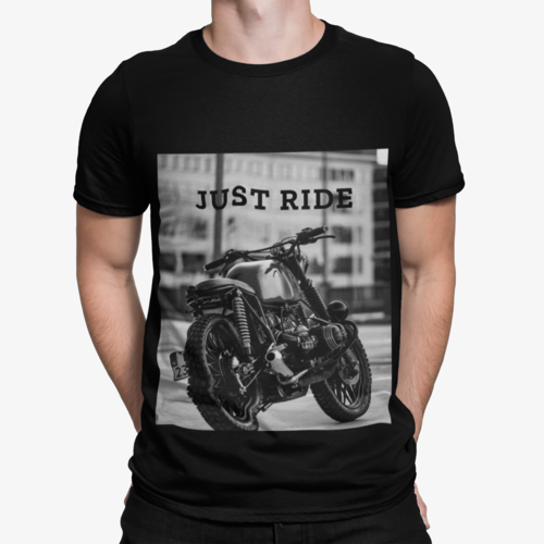 Load image into Gallery viewer, Motorcycle Just Ride Heavy Cotton T-Shirt
